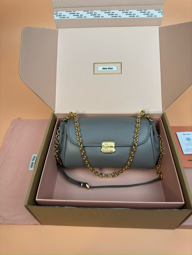 MIU MIU Leather Shoulder Bags 2233 gray