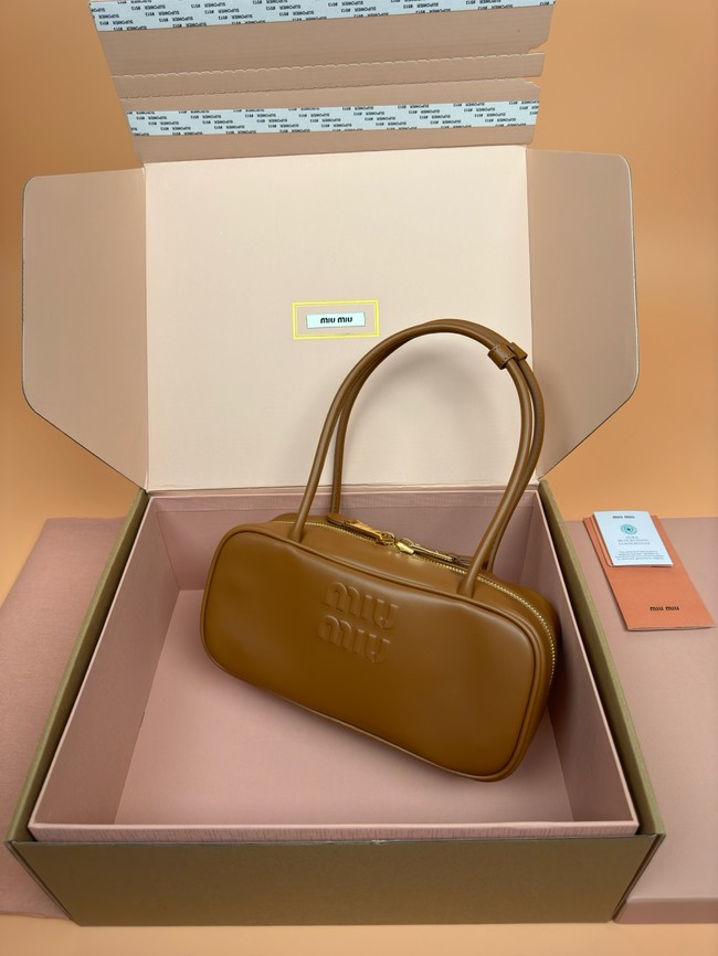 MIU MIU Leather Shoulder Bags 2235 Camel