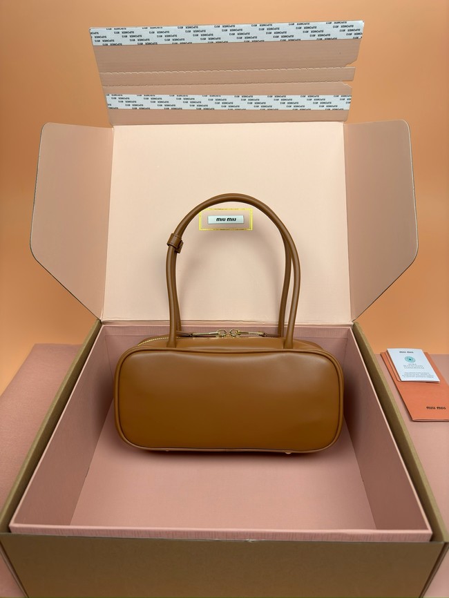 MIU MIU Leather Shoulder Bags 2235 Camel