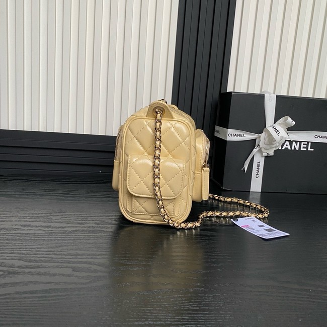 Chanel CAMERA CASE AS5156 Apricot