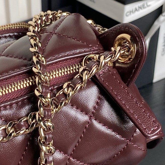 Chanel CAMERA CASE AS5156 Burgundy