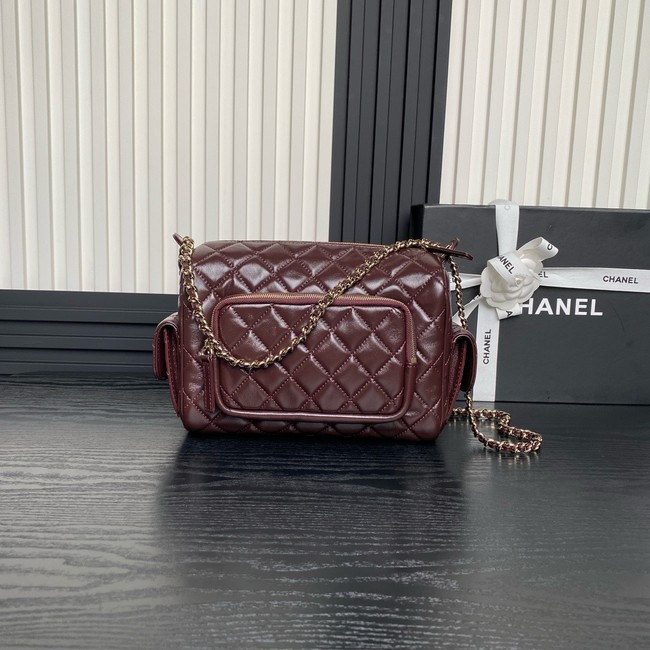 Chanel CAMERA CASE AS5156 Burgundy