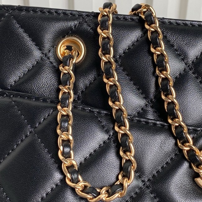 Chanel SMALL SHOPPING BAG AS5215 BLACK