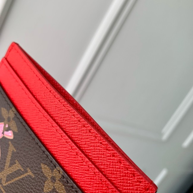 Louis Vuitton Charms Card Holder M12215 Candy Red