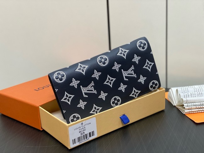 Louis Vuitton Brazza Wallet M81335 Ink Blue&White