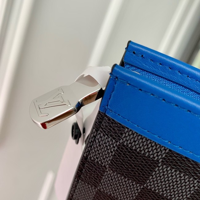 Louis Vuitton Pochette Voyage MM N00088 Indigo Blue