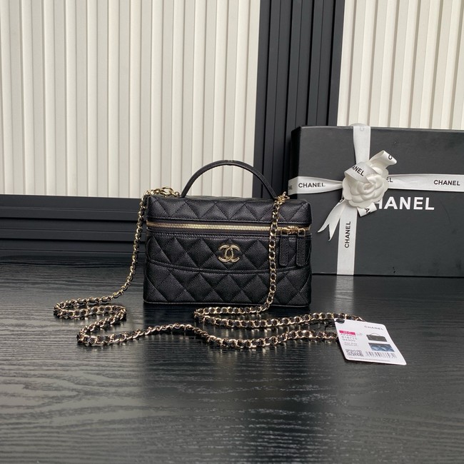 CHANEL LONG VANITY WITH CHAIN AP4407 black