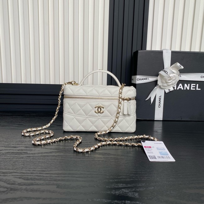 CHANEL LONG VANITY WITH CHAIN AP4407 white