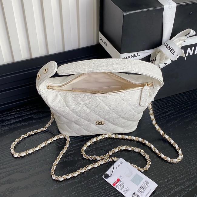 Chanel HOBO HANDBAG AP4386 white