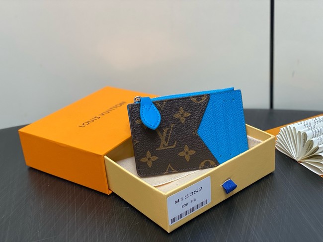 Louis Vuitton Romy Card Holder M12386 Gaston Blue