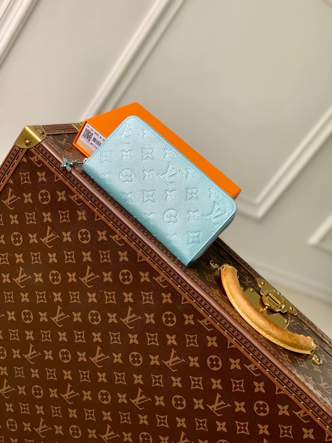 Louis Vuitton Zippy Wallet M12680 Azur Frost