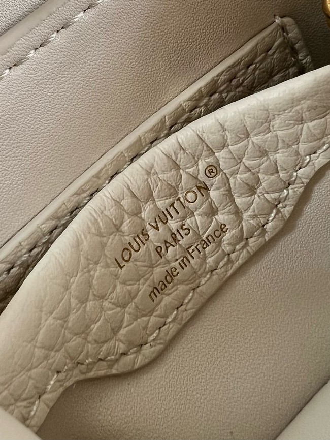 Louis Vuitton Capucines NANO M48865 Cream