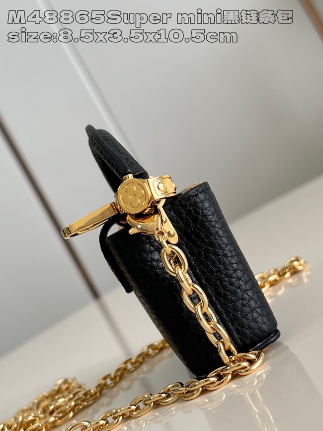 Louis Vuitton Capucines NANO M48865 black