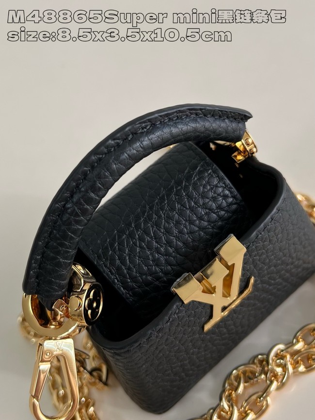 Louis Vuitton Capucines NANO M48865 black