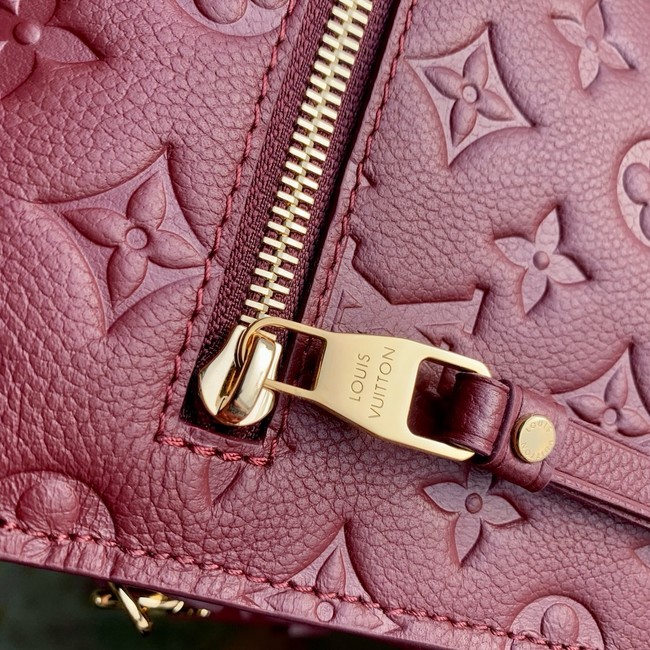 Louis Vuitton Pochette Metis M41487 wine red