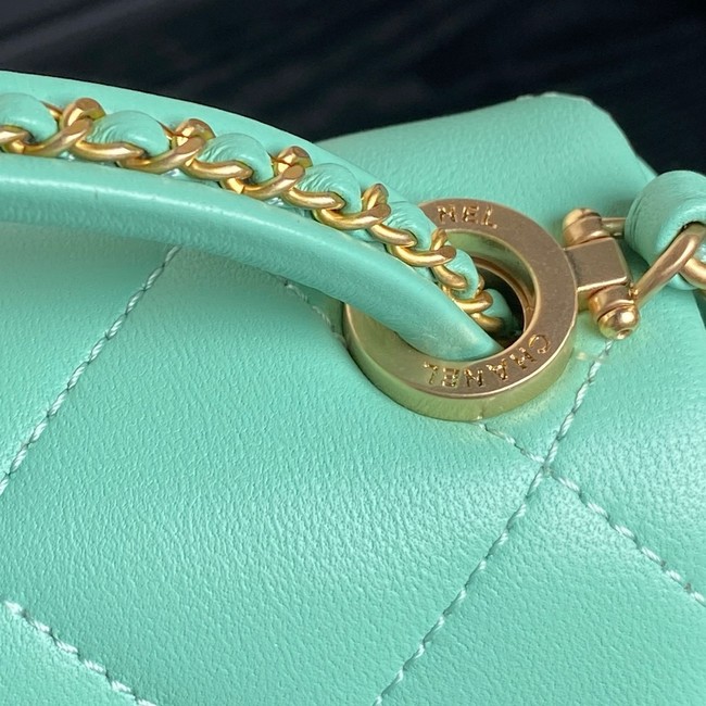 Chanel FLAP BAG WITH TOP HANDLE AS5317 GREEN