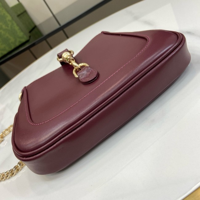 GUCCI JACKIE NOTTE MINI BAG 782889 Rosso Ancora