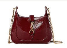 GUCCI JACKIE NOTTE MINI BAG 782889 Rosso Ancora patent leather