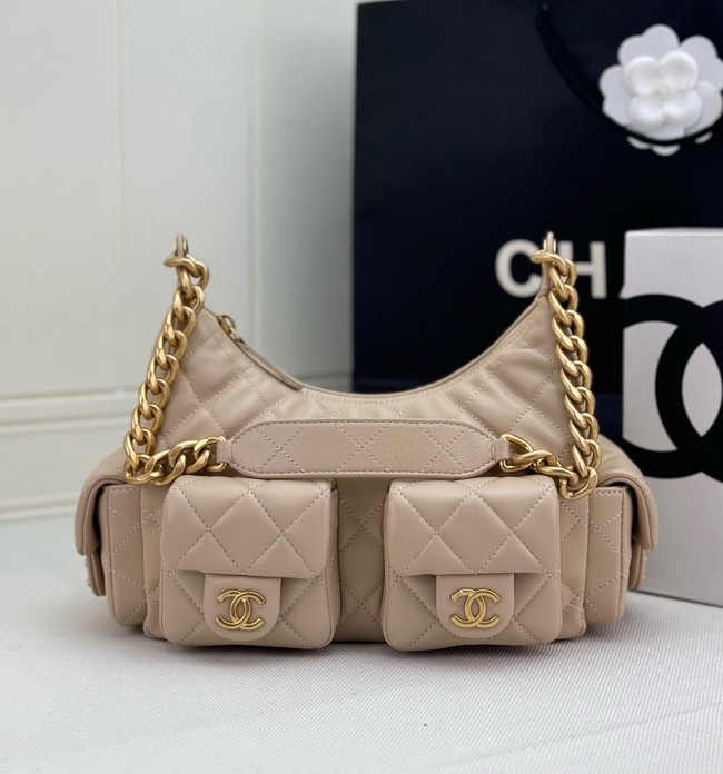 Chanel MAXI HOBO BAG AS5338 Apricot