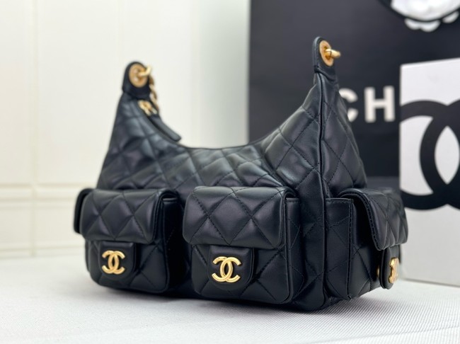 Chanel MAXI HOBO BAG AS5338 BLACK