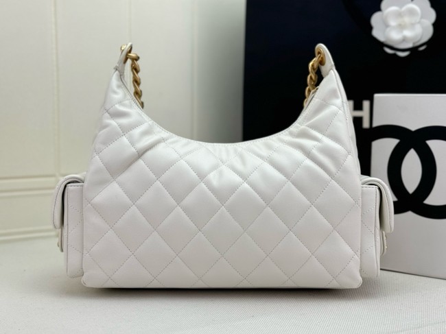 Chanel MAXI HOBO BAG AS5339 WHITE