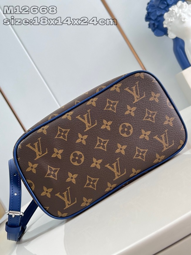 Louis Vuitton Vanity Chain Pouch M12668 dark blue