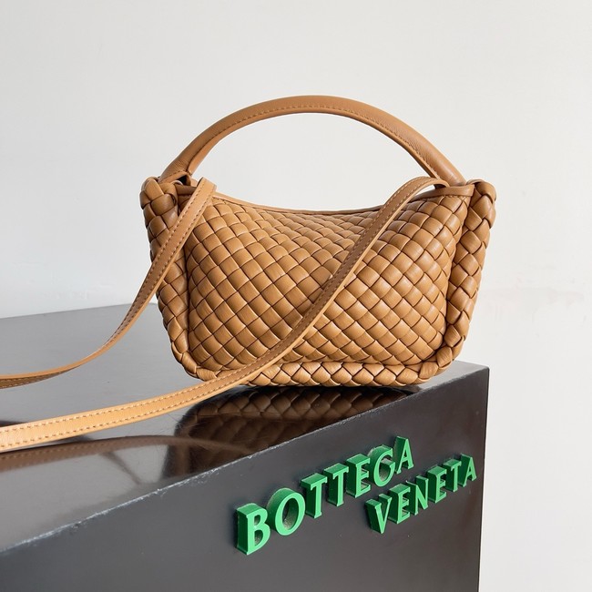 Bottega Veneta Small Cobble Top Handle 805739 brown