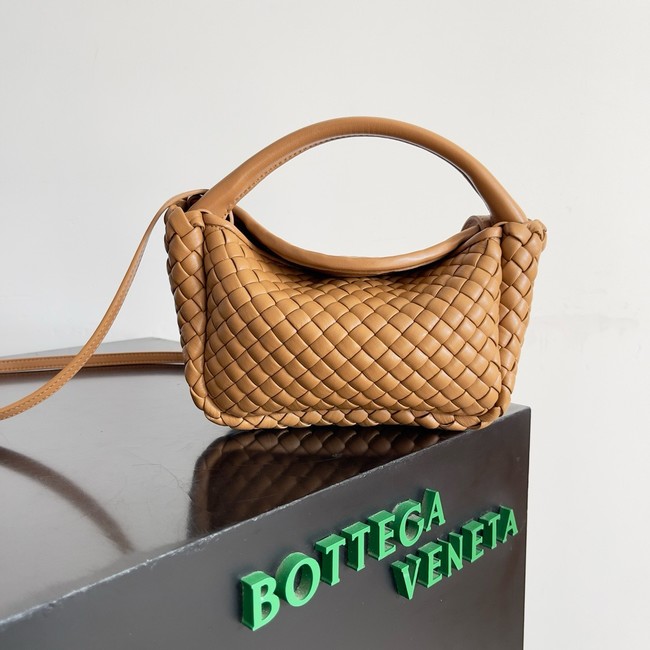 Bottega Veneta Small Cobble Top Handle 805739 brown