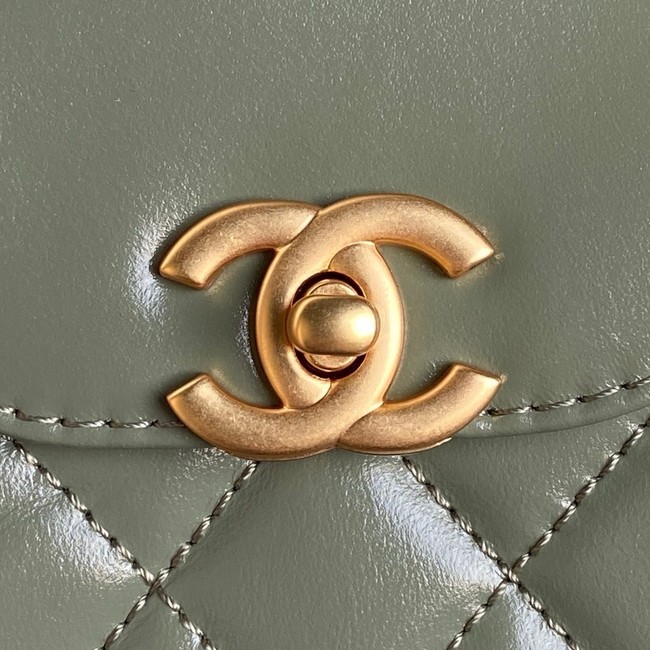 Chanel MINI SHOPPING BAG AS4416 Khaki