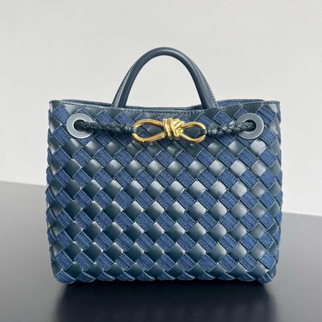 Bottega Veneta Medium Andiamo Bag 743568 Denim&Navy