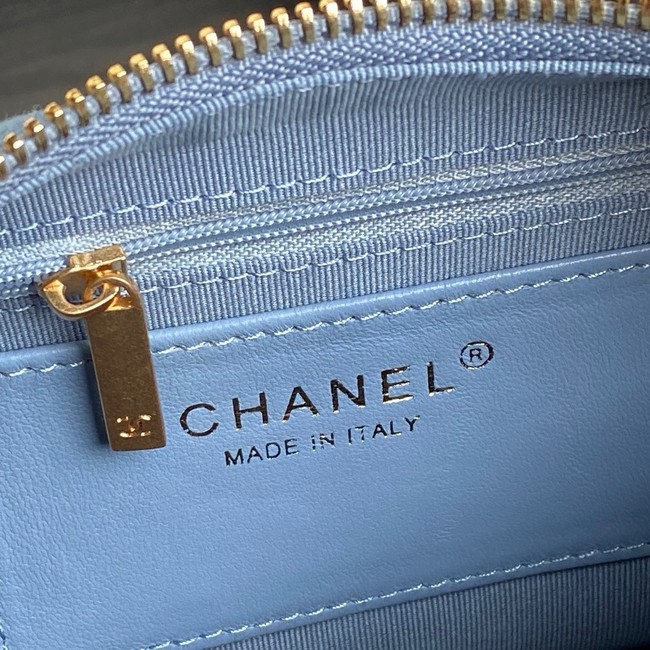 Chanel MAXI HOBO BAG Washed Denim AS5338 Blue