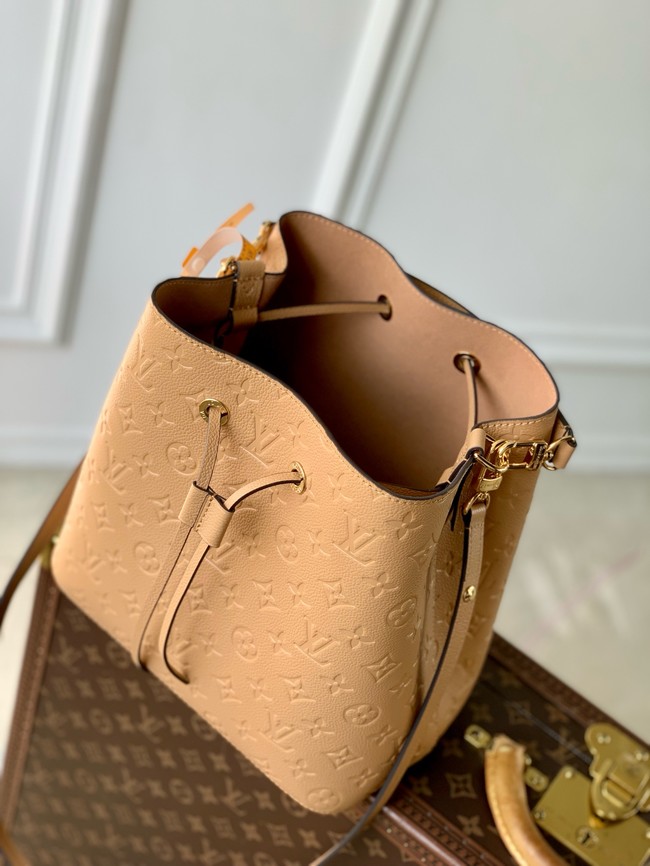 Louis Vuitton Monogram Empreinte Neonoe Original Leather M45256 Apricot