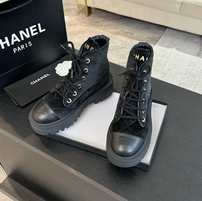 Chanel WOMENS SHORT BOOTS 55754-1