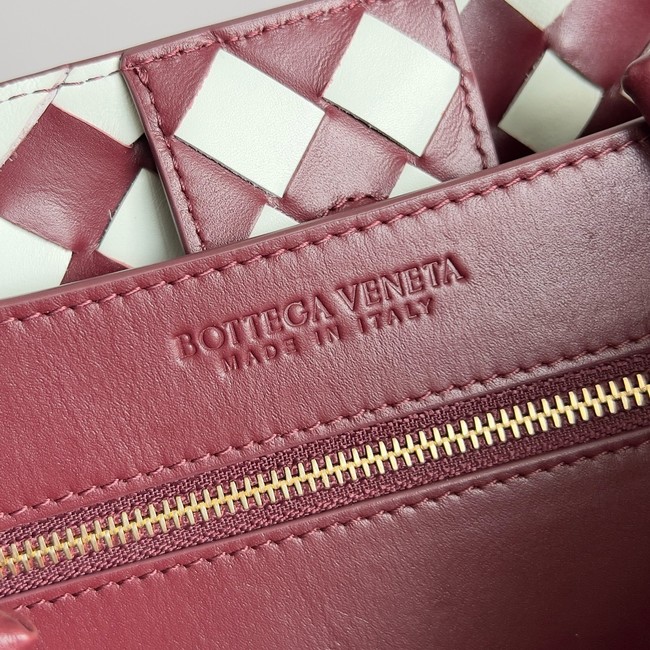 Bottega Veneta Medium Andiamo 766016 Barolo&white