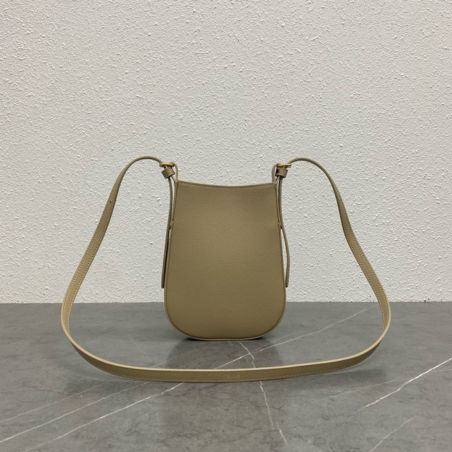 Celine MINI BUCKET CUIR TRIOMPHE IN SMOOTH CALFSKIN 100753 Khaki