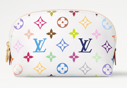 Louis Vuitton NEW LV x TM Cosmetic Pouch PM M13744 white