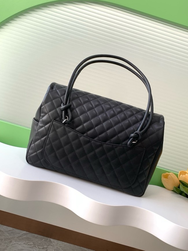 Chanel TOP HANDLE BAG AS6338 black