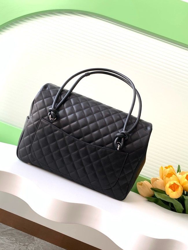 Chanel TOP HANDLE BAG AS6338 black&white