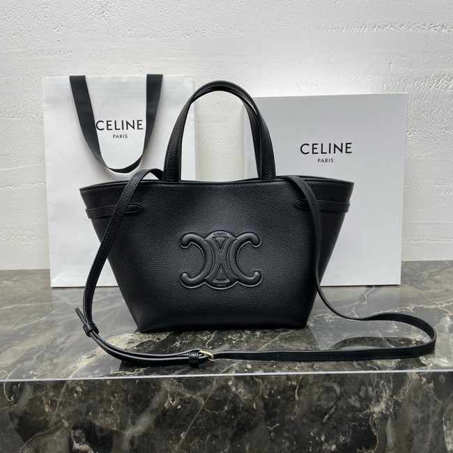 Celine MINI CABAS ANAIS CUIR TRIOMPHE IN GRAINED CALFSKIN 118613 black