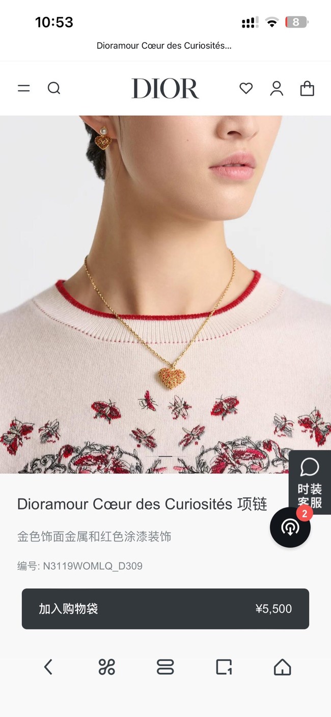 Dior Necklace CE15927