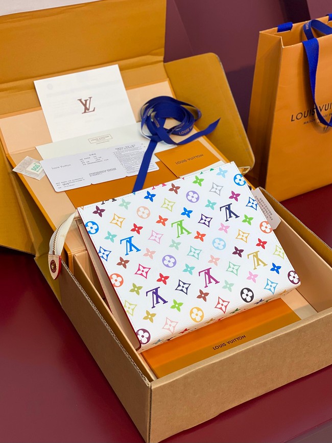 Louis Vuitton COMING SOON LV x TM Toiletry Pouch Multicolored M14180 white