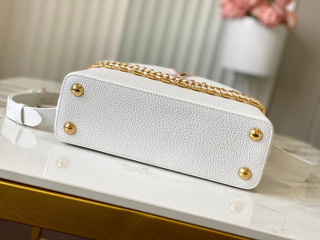 Louis Vuitton Capucines BB M12345 white