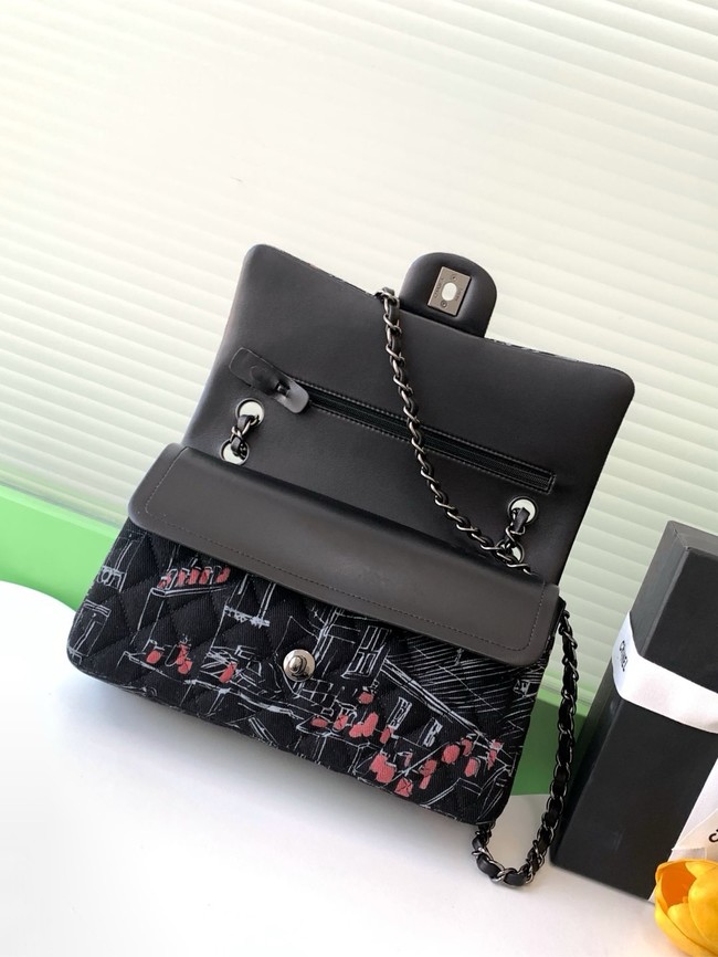 Chanel CLASSIC 11.12 HANDBAG AS1112 BLACK