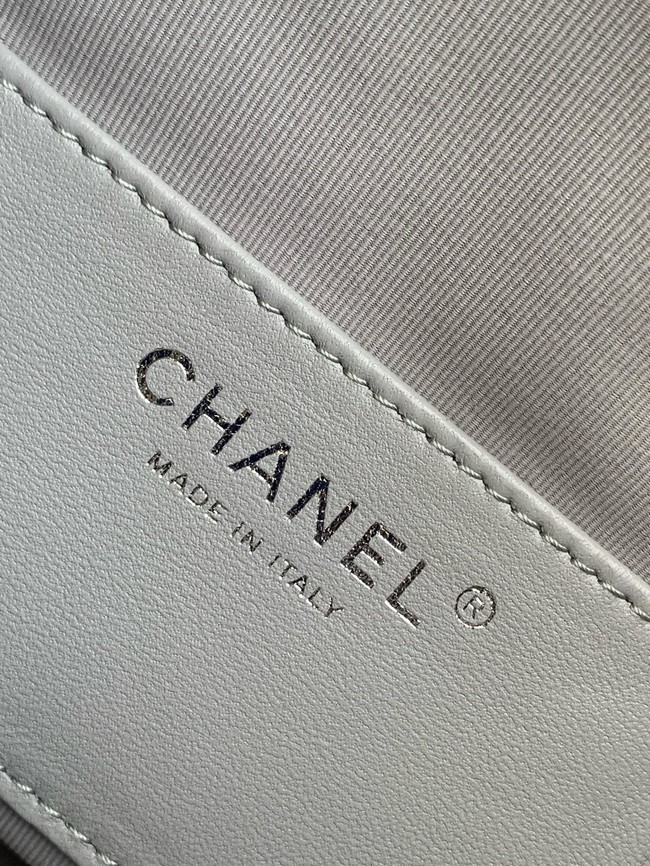 Chanel SUEDE HOBO BAG AS5293 gray