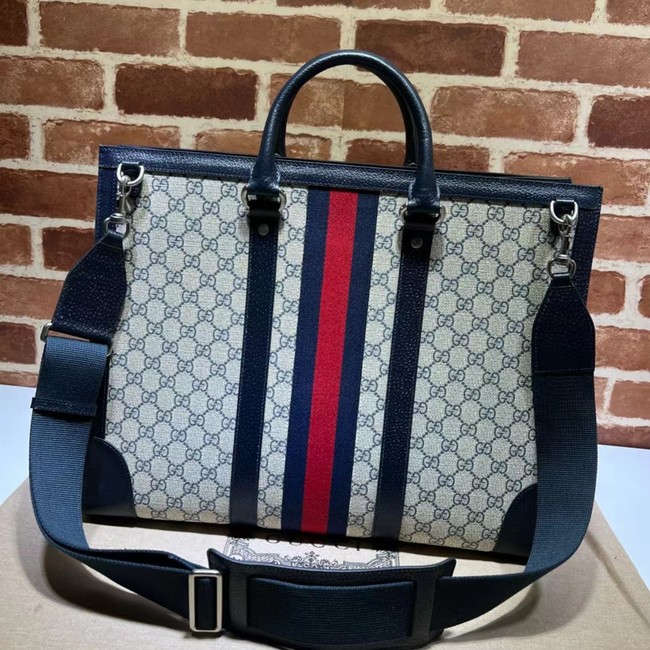 Gucci OPHIDIA LARGE TOTE BAG 724665 Blue&black