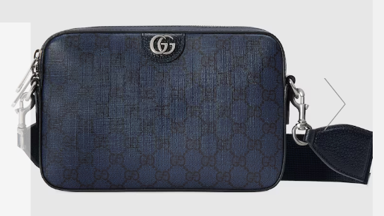 Gucci OPHIDIA SMALL CROSSBODY BAG 699439 Blue and black