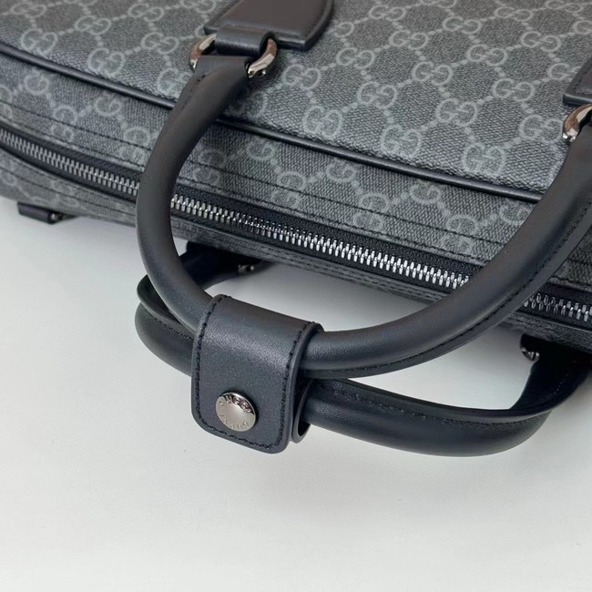 Gucci GG EMBLEM MEDIUM BRIEFCASE 821149 black