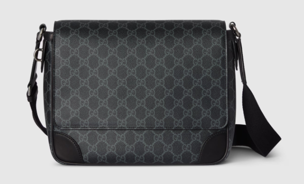 Gucci GG EMBLEM MEDIUM CROSSBODY BAG 821154 black