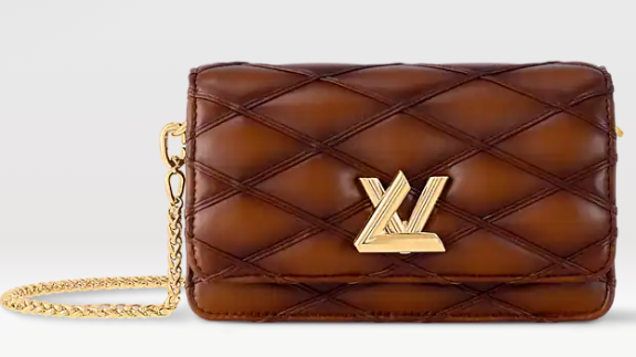 Louis Vuitton Wallet On Chain GO-14 M13841 Tan