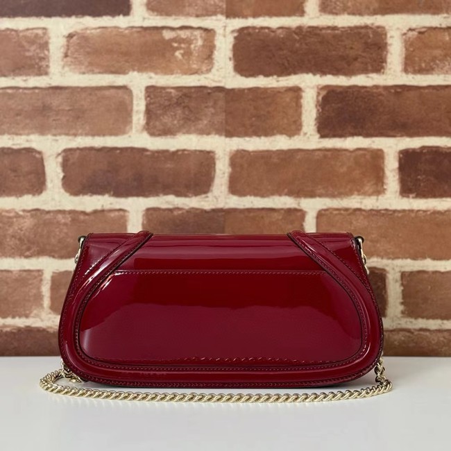 GUCCI BLONDIE SMALL SHOULDER BAG 814952 Rosso Ancora red